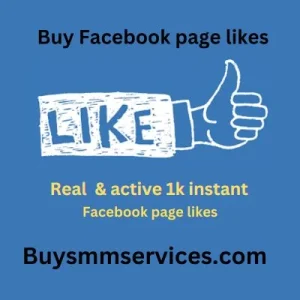 Buy Facebook page likes / 100% real Facebook page likes